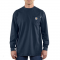 Carhartt Flame Resistant Navy Long-Sleeve Shirt 